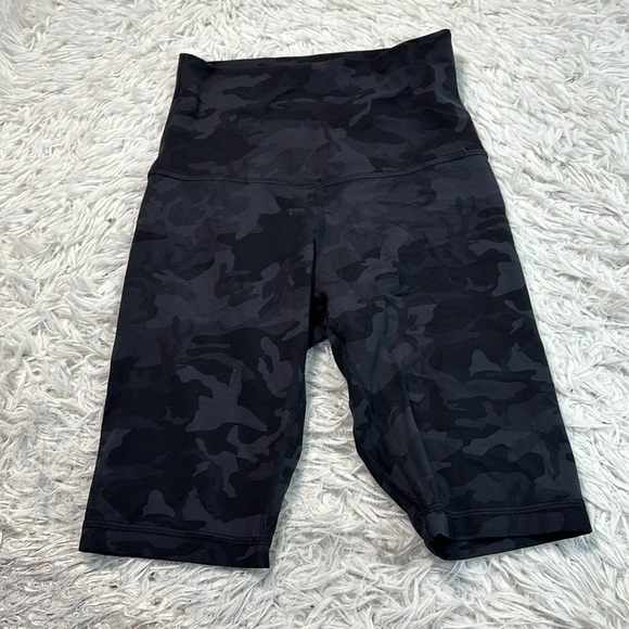 Lululemon Align Super High Rise Short *10" Incognito Camo Multi Grey - Picture 1 of 6